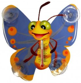 Chomik Hőmérő pillangó 15X16cm