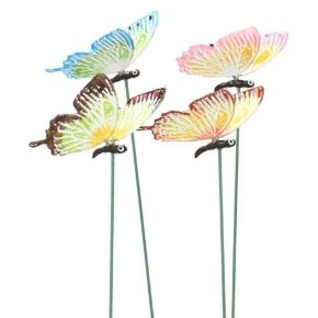 Chomik Dekor letűzhető pillangó többféle 7,6x30cm