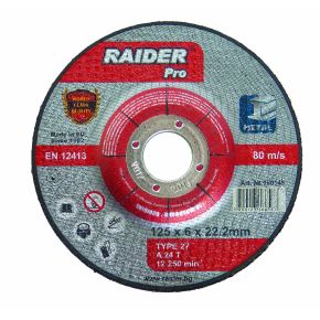 Raider Pro Csiszolókorong 125x6x22,2mm
